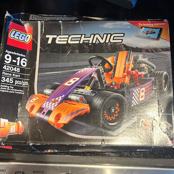 LEGO TECHNIC 42048 Race Kart RETIRED BRAND NEW SEALED 2 In 1 2016 Purple Orange